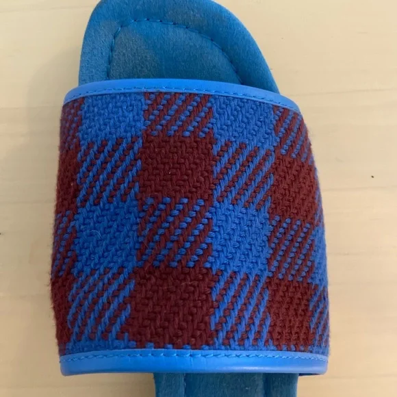 Camper Blue and Red Plaid Slides - Picture 5 of 6